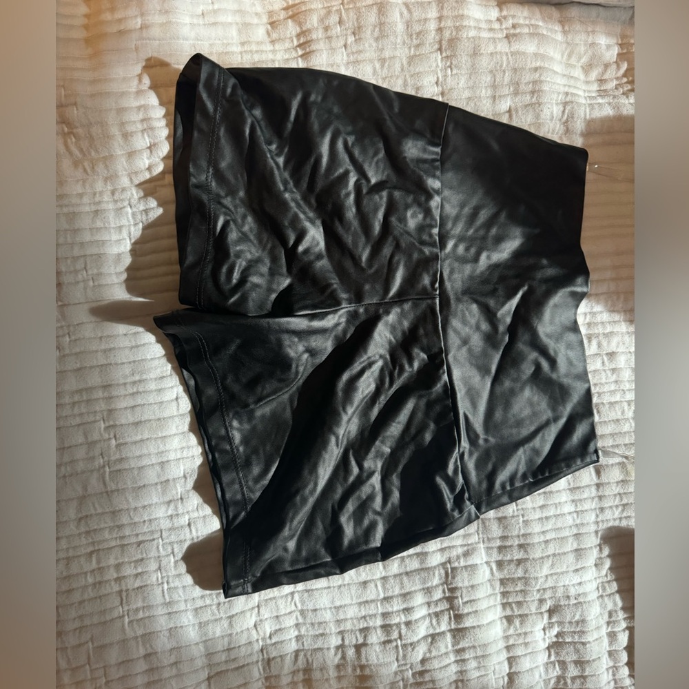 Pleather Shorts